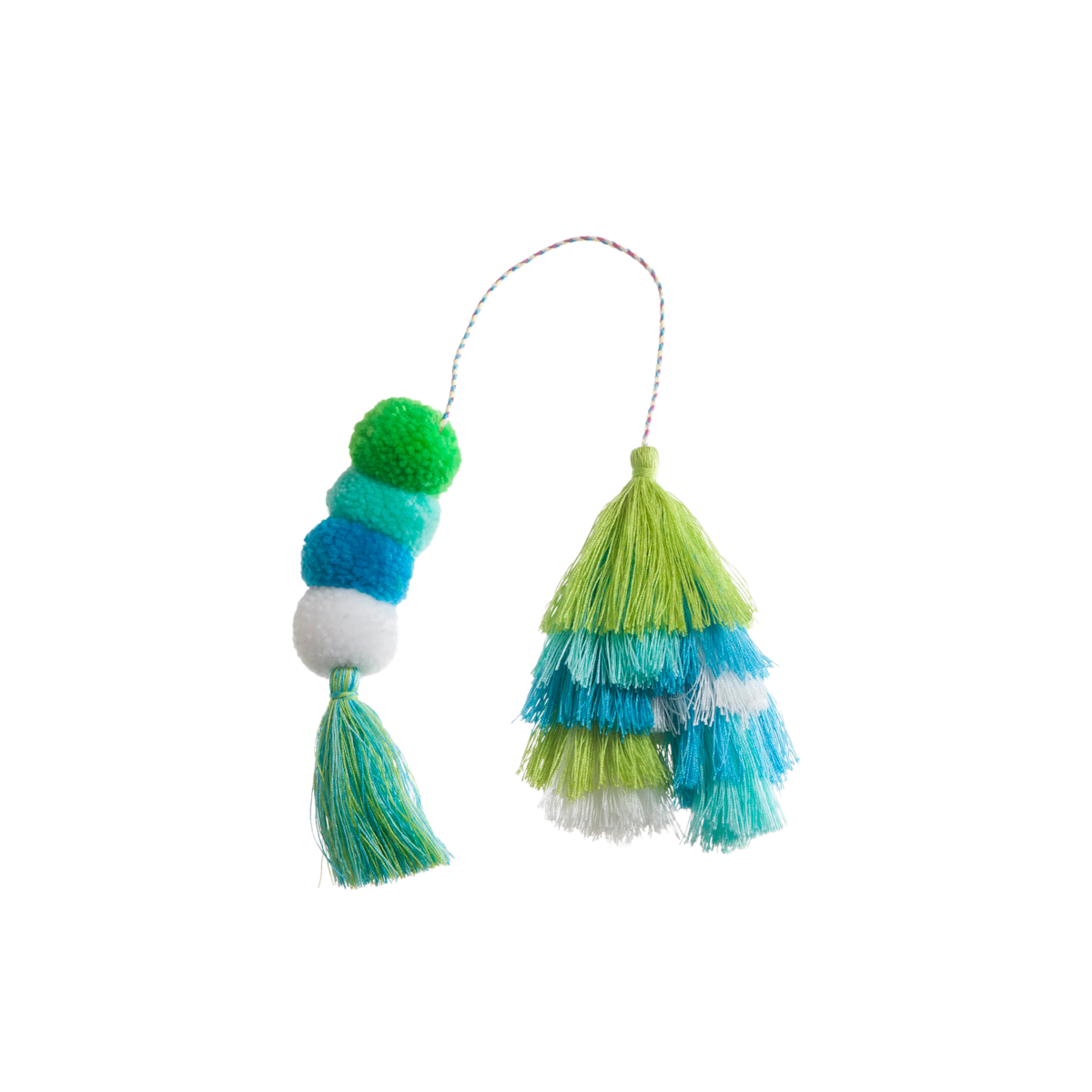 Bauble - Seaweed Double Tassel O4