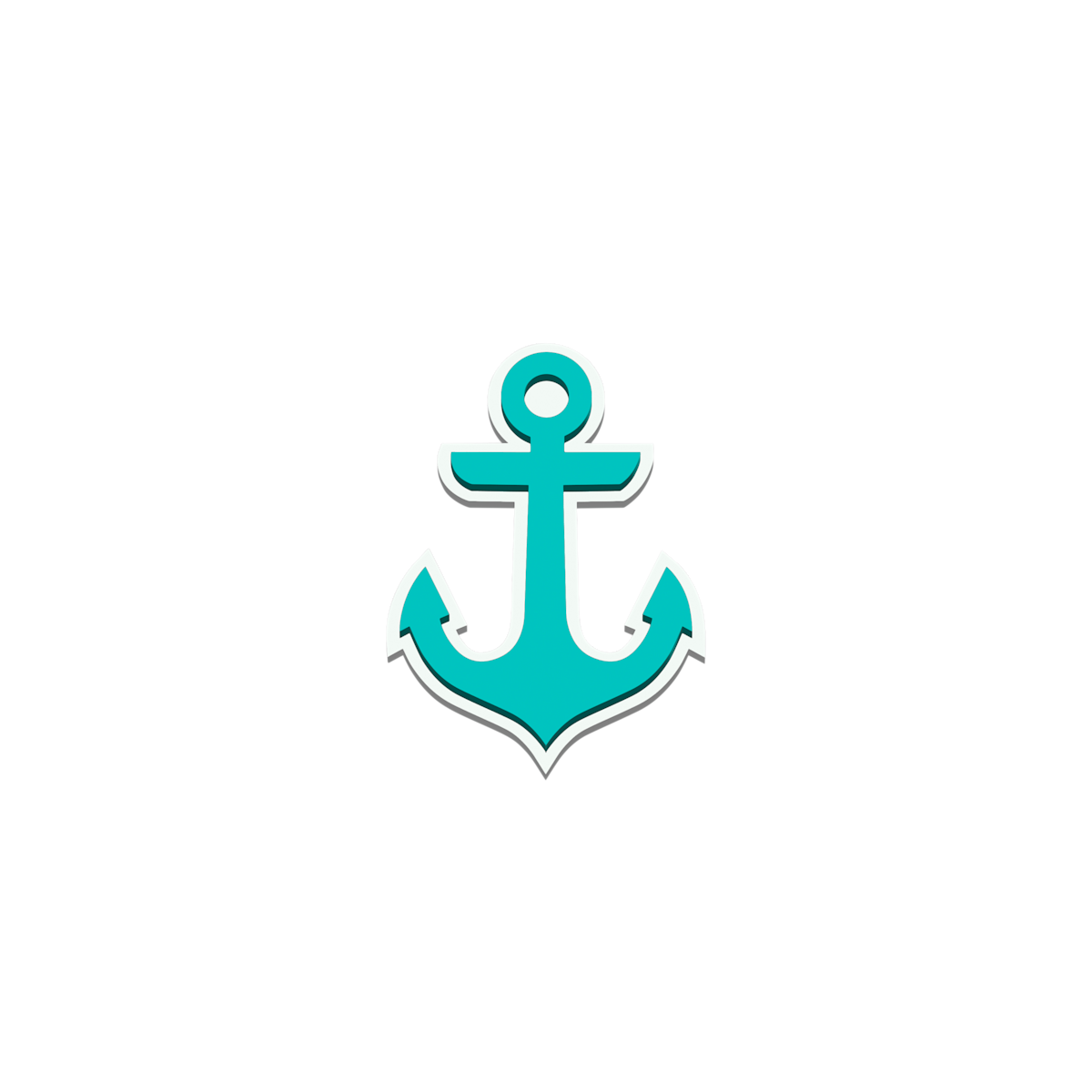 Bit - Turquoise Anchor P0
