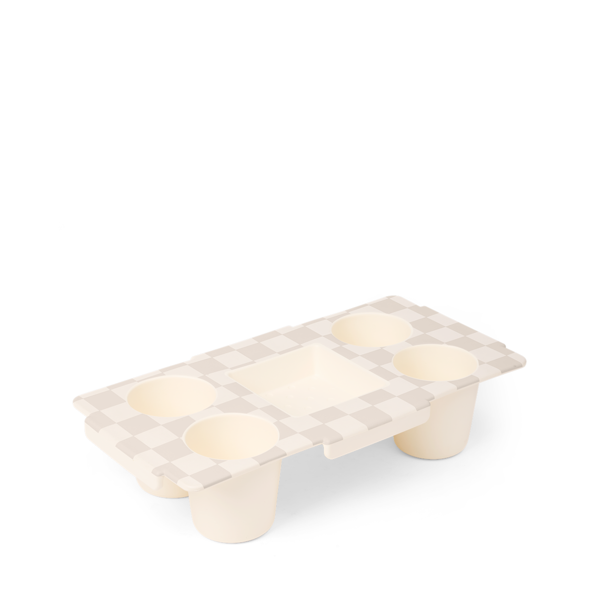 Top o' the to Ya - Checkered Coconut/Mushroom L4