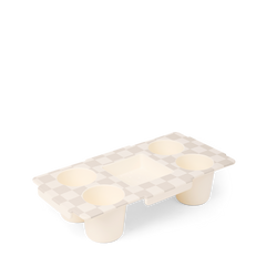 Top o' the to Ya - Checkered Coconut/Mushroom L4
