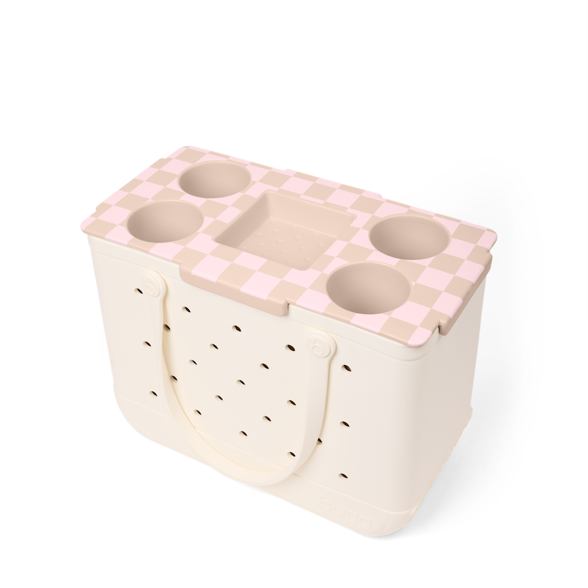 Top o' the to Ya - Checkered Linen/ Pink Marshmallow L7