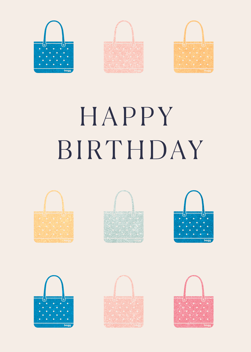 Happy Birthday Totes Greeting Card Y1