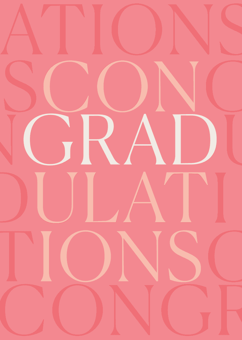 Graduation Congratulations Greeting Card R7