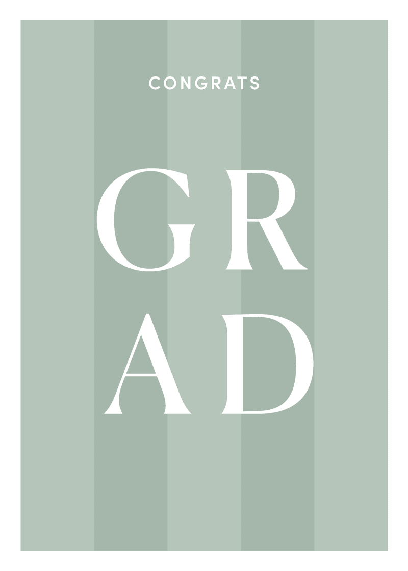 Graduation Grad Greeting Card X4