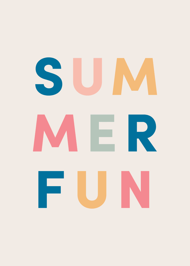 Summer Fun Greeting Card B2
