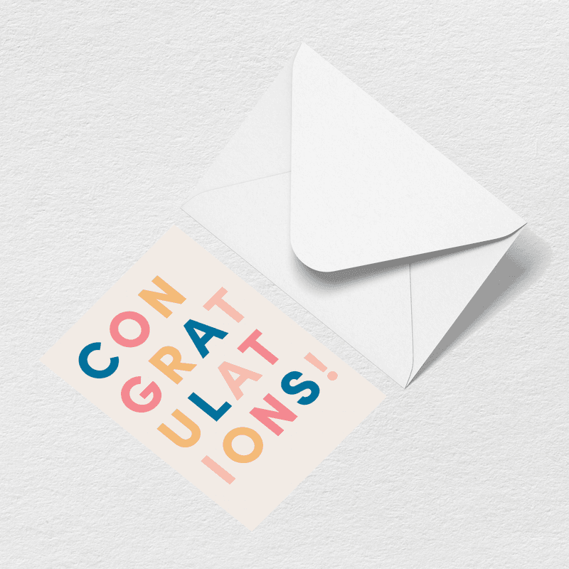 Congratulations Greeting Card T5