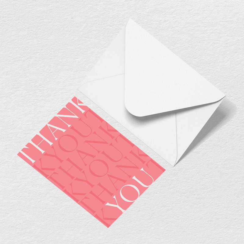 Thank You Greeting Card B1