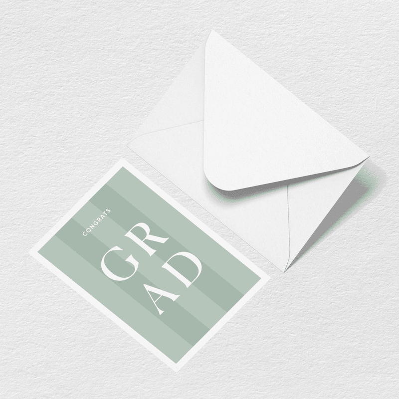 Graduation Grad Greeting Card X4