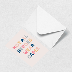 Heroes Greeting Card X6