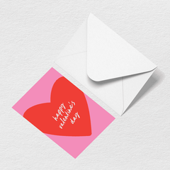 Happy Valentine's Day Greeting Card B5