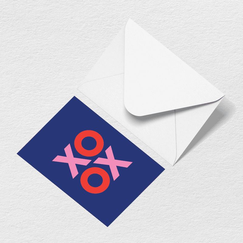 XOXO Greeting Card D5