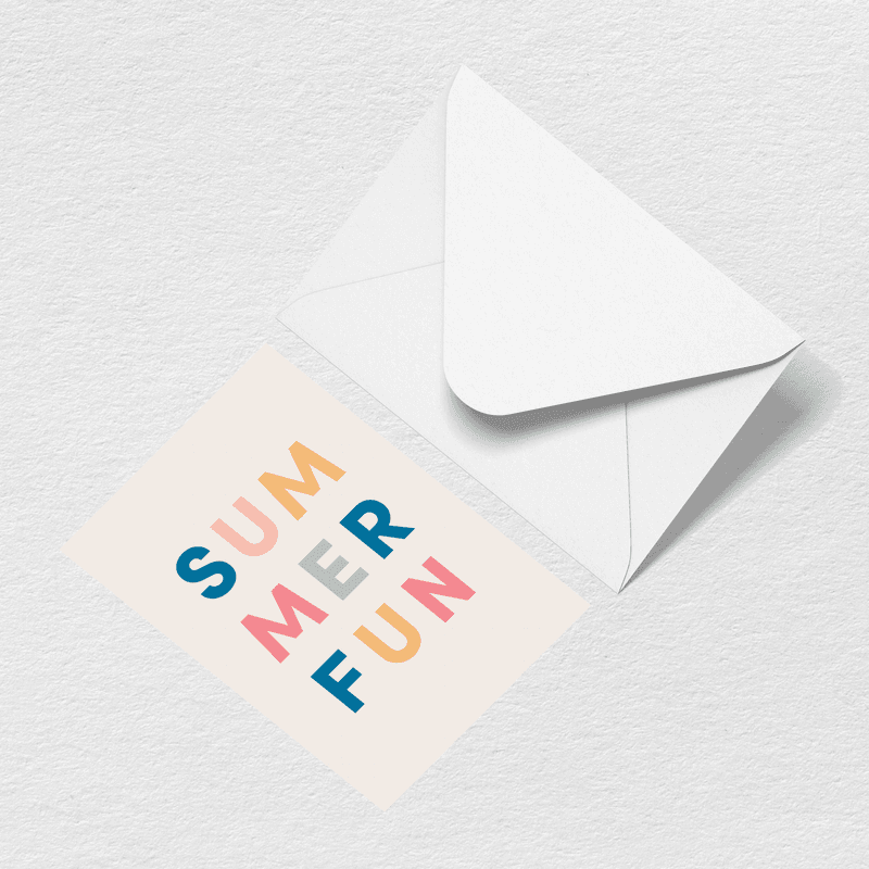 Summer Fun Greeting Card B2