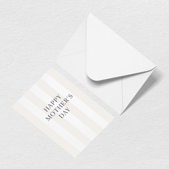 Mother's Day Stripes Greeting Card A0